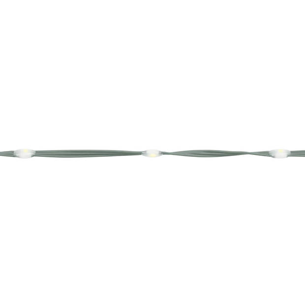 vidaXL Lichtkegel met grondpinnen 180 cm 220 LED's warmwit