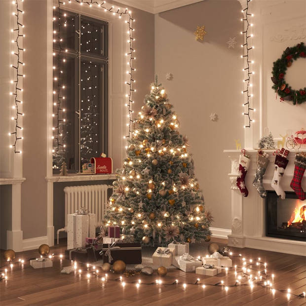 The Living Store LED-Lichtsnoer Kerst Donkergroen - 60m - 3000 LEDs - 8 lichteffecten