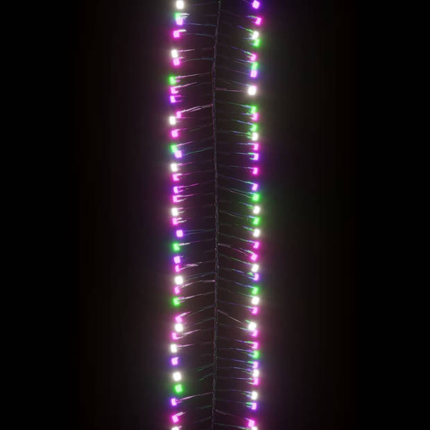 The Living Store Lichtslinger - LED - 8m - Pastel Meerkleurig - USB