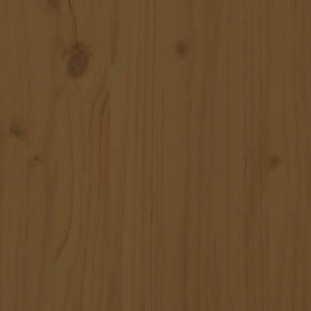 vidaXL Bedframe massief grenenhout honingbruin 140x200 cm