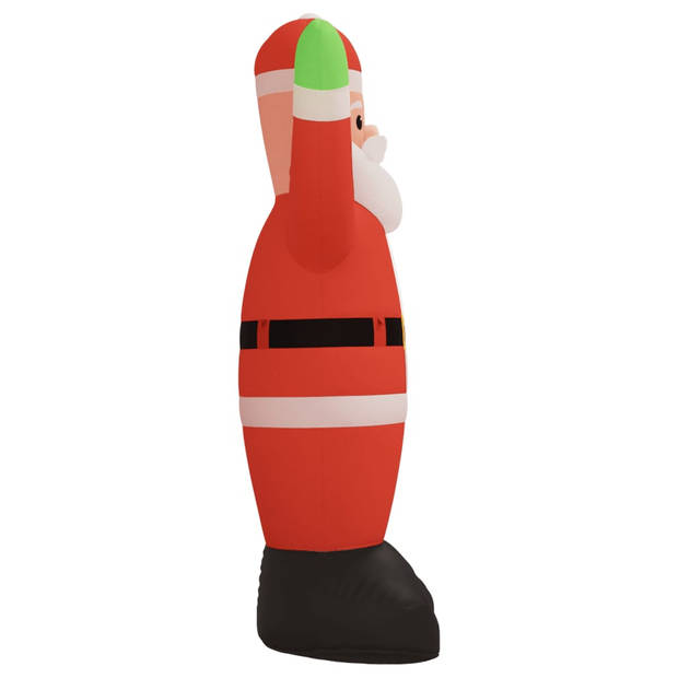 vidaXL Kerstman met LED-verlichting opblaasbaar 370 cm