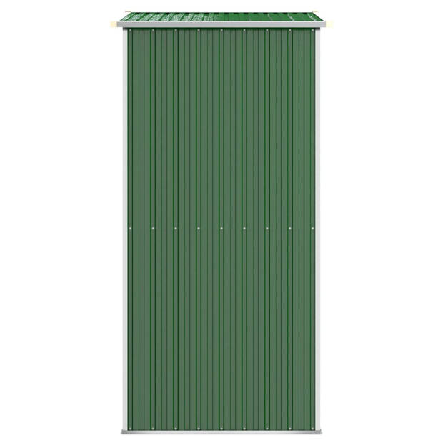 vidaXL Tuinschuur 192x108x223 cm gegalvaniseerd staal groen