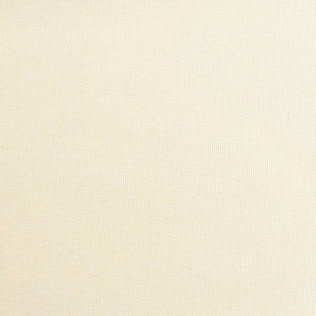 The Living Store Draaibare eetkamerstoelen - Crème - 63 x 56 cm - Stof (100% polyester) - Metaal - Gasveermechanisme