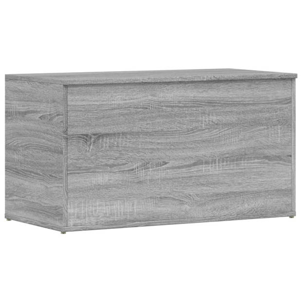 vidaXL Opbergkist 84x42x46 cm bewerkt hout grijs sonoma eikenkleurig