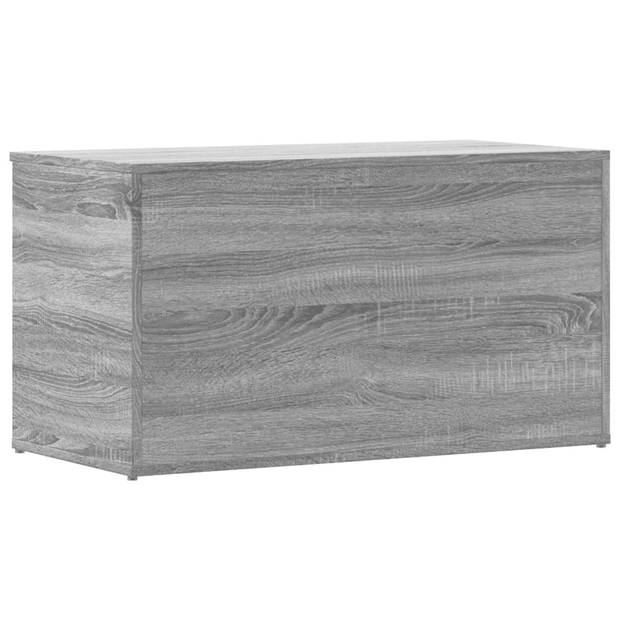 vidaXL Opbergkist 84x42x46 cm bewerkt hout grijs sonoma eikenkleurig