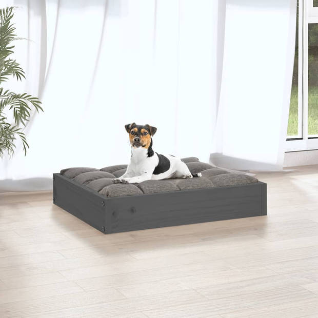 The Living Store Hondenmand Serene - Hondenbed - 51.5 x 44 x 9 cm - Massief grenenhout