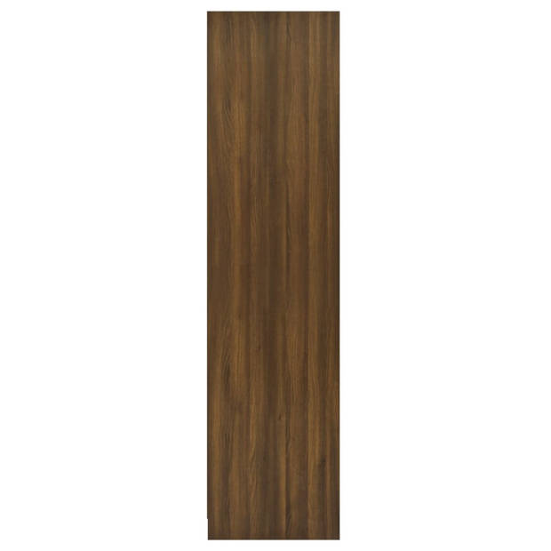 vidaXL Kledingkast met lades 50x50x200 cm bewerkt hout bruin eikenkleur