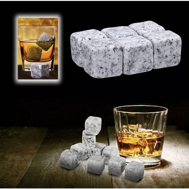 VSE whisky stones grijs