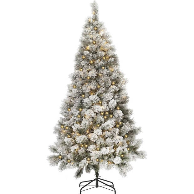Royal Christmas Kunstkerstboom Chicago 150cm met sneeuw inclusief LED-verlichting