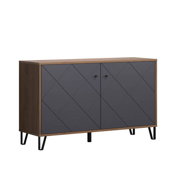 Montez dressoir 2 deuren, grafiet.