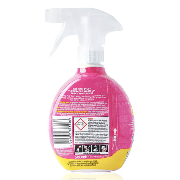 Schoonmaakbundel - The Pink Stuff Wash up spray & Scrub Daddy