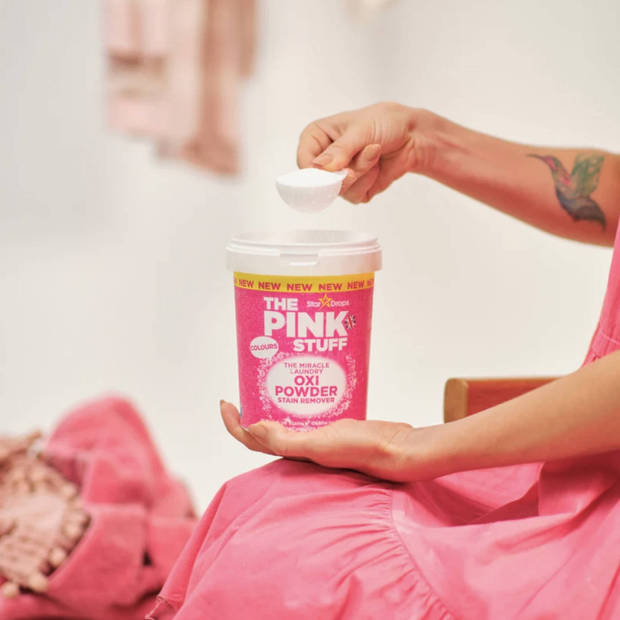 Combinatieset: The Pink Stuff - Vlekverwijderaar voor gekleurde- en witte was + Vlekverwijderaar voor witte was