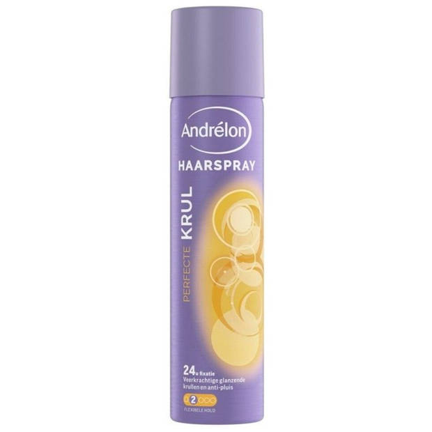 Voordeelverpakking: 6x Andrelon Haarspray - Perfecte Krul - 250 ml