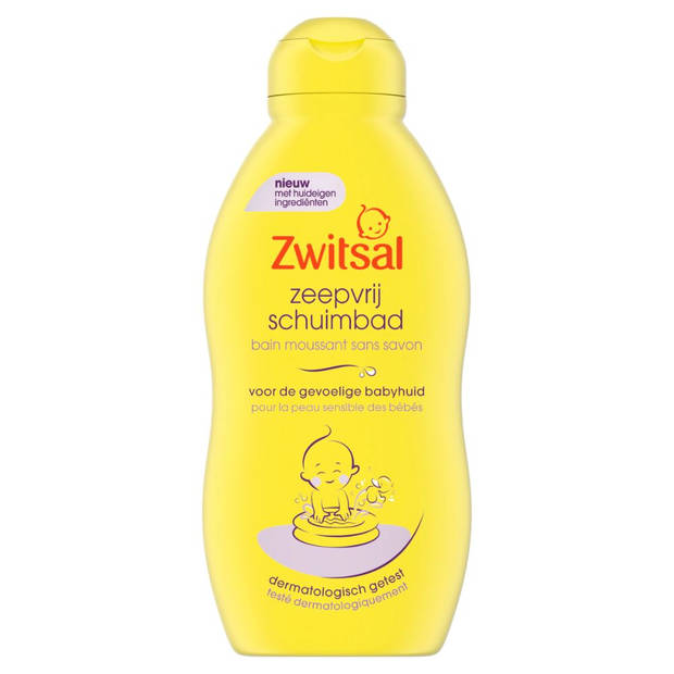 Voordeelverpakking: 6x Zwitsal Bad - Schuimbad Zeepvrij - 200 ml