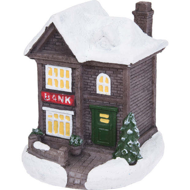 Christmas Decoration kerstdorp accessoires-miniatuur figuurtjes/huizen - Kerstdorpen
