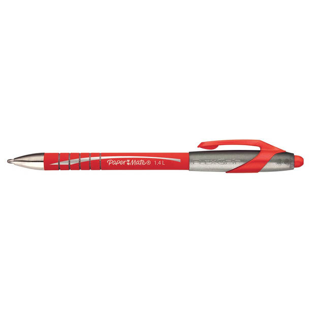 Paper Mate balpen Flexgrip Elite rood 12 stuks