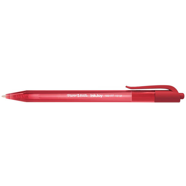 Paper Mate balpen InkJoy 100 RT rood 20 stuks