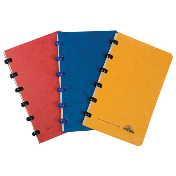 Atoma Classic notitieboekje, ft 9,5 x 14 cm, 120 bladzijden, kartonnen kaft, geassorteerde kleuren 15 stuks