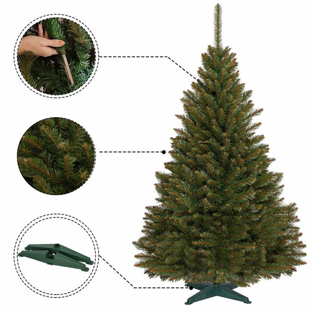 Kunstkerstboom Mountain Spruce 220 cm Zonder Verlichting