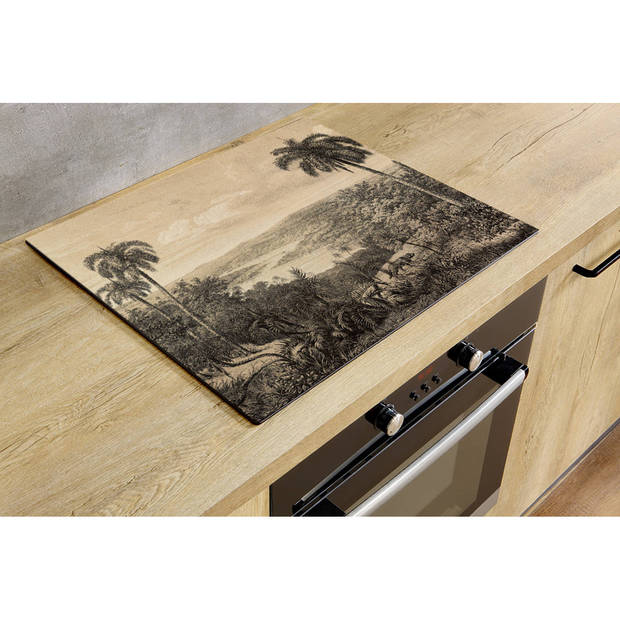 Inductiebeschermer - Vintage Jungle - 80.2x52.2 cm