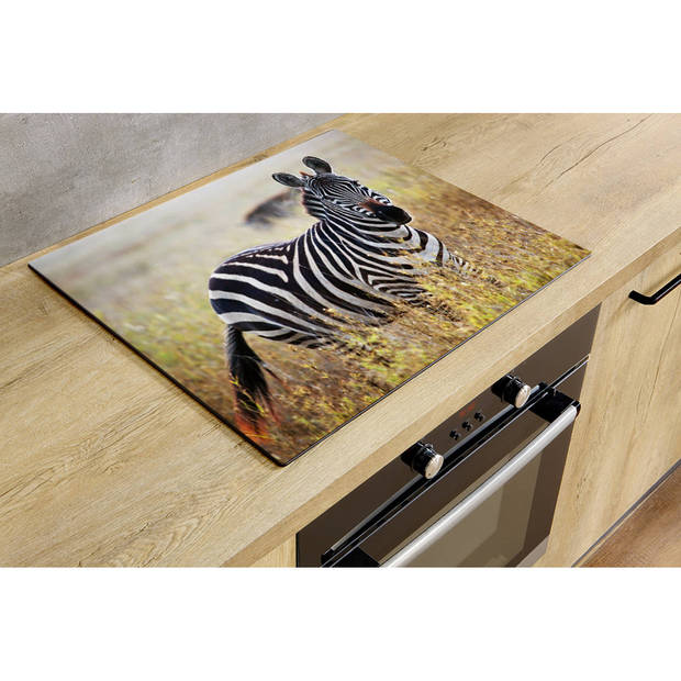 Inductiebeschermer - Zebra - 80x52 cm