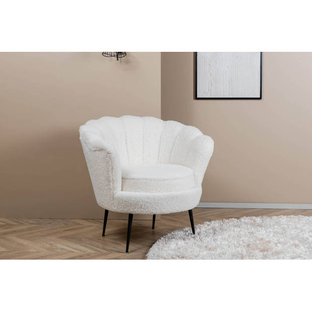 Calais fauteuil teddy wit.