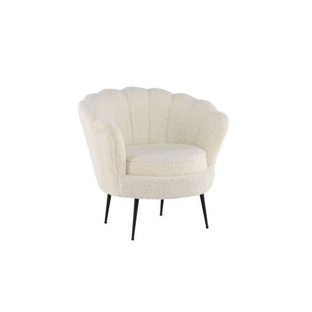 Calais fauteuil teddy wit.