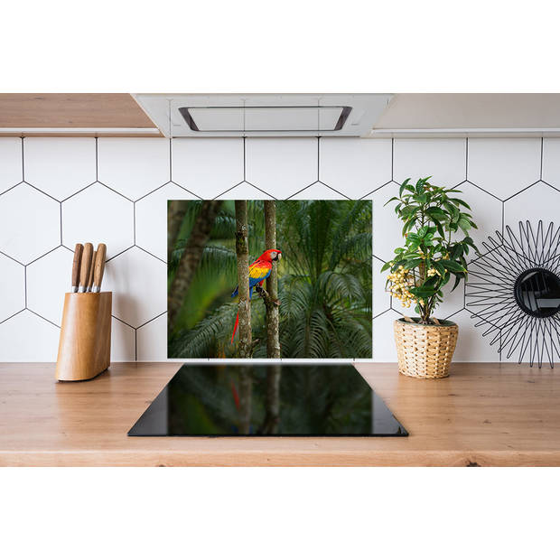 Spatscherm Jungle Parrot - 60x40 cm