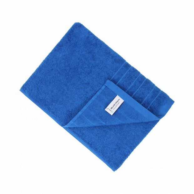 Pure4u Luxe Hotel Handdoek - Jeans blauw - 6 stuks - 50x100cm - 550 g/m2
