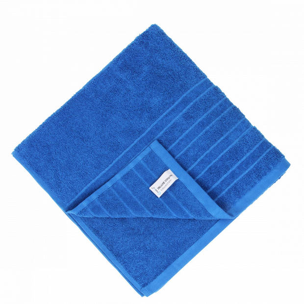 Pure4u Luxe Hotel Handdoek - Jeans blauw - 3 stuks - 70x140cm - 550 g/m2