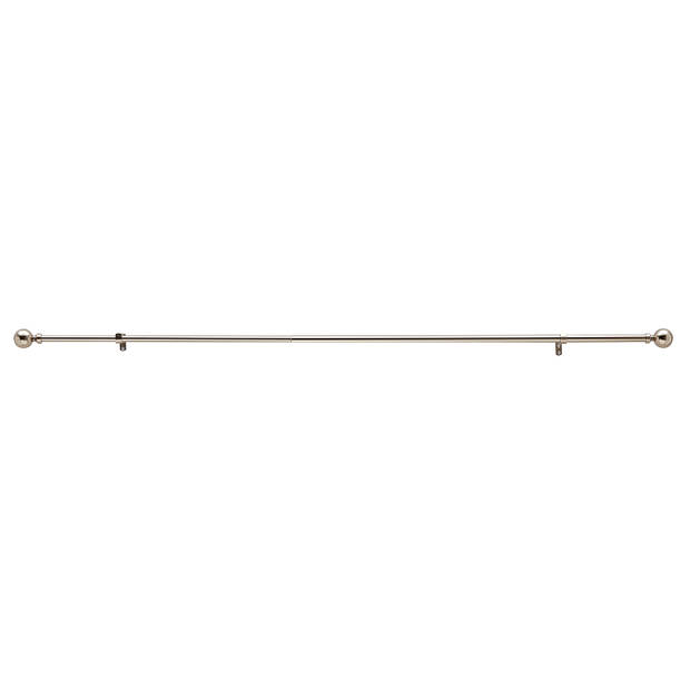 ACAZA Lange Gordijnroede - Uitschuifbare Gordijn Rail - Stang van 90 - 170 cm - Zilver