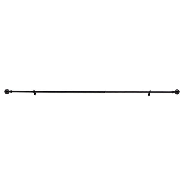ACAZA ACAZA Lange Gordijnroede - Uitschuifbare Gordijn Rail - Stang van 90 - 170 cm - Zwart