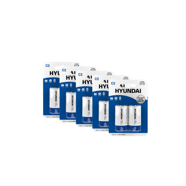 Hyundai Batteries - Super Alkaline C batterijen - 10 stuks