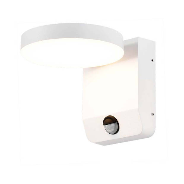 V-TAC VT-11020S-RD-W Draaibare LED wandlamp met Sensor - IP65 - Wit - 17W - 2520 Lumen - 4000K