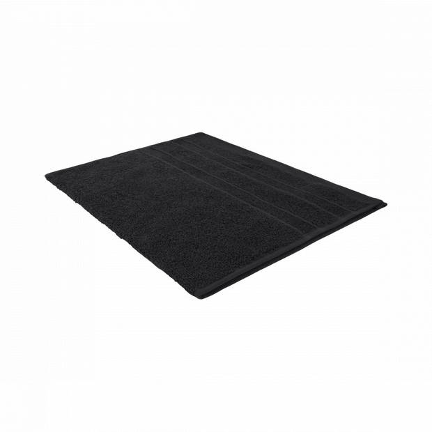 Pure4u Luxe Hotel Gastendoek - Zwart - 5 stuks - 30x50cm - 550 g/m2