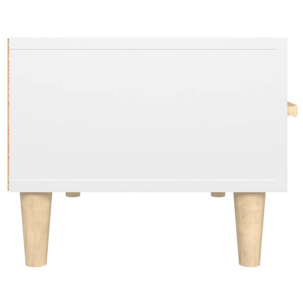 vidaXL Tv-meubel 150x34,5x30 cm bewerkt hout hoogglans wit