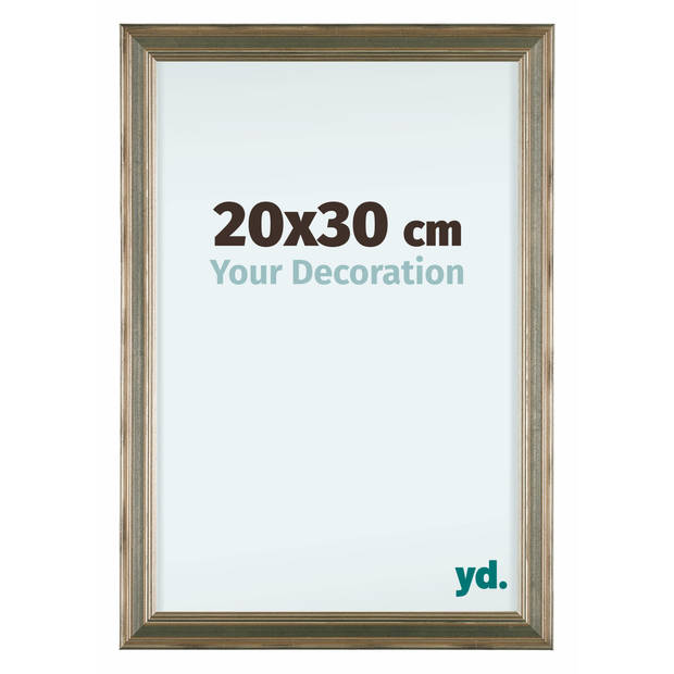 Fotolijst 20x30cm Zilver Hout Lincoln