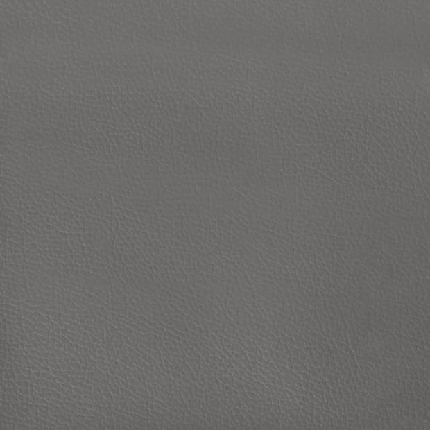 vidaXL Hoofdborden 2 st 80x5x78/88 cm kunstleer grijs