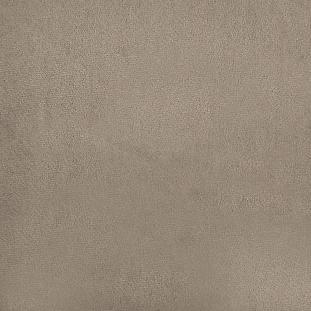 vidaXL Voetenbank 70x55x41 cm microvezelstof taupe