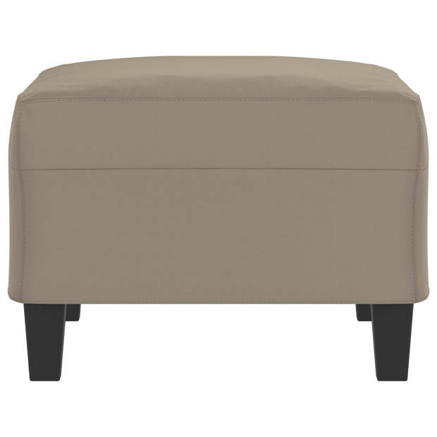 vidaXL Voetenbank 70x55x41 cm microvezelstof taupe