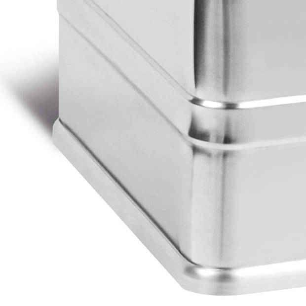 ALUTEC Opbergbox CLASSIC 93 L aluminium