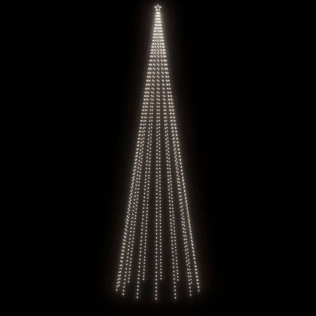 vidaXL Kegelkerstboom 1134 LED's koudwit 230x800 cm