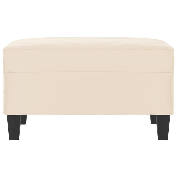 vidaXL Voetenbank 70x55x41 cm microvezelstof beige