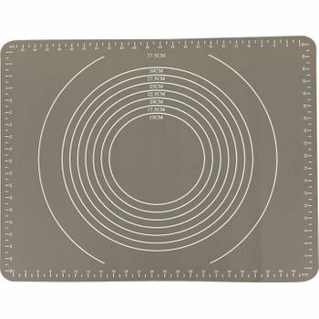 Florina Anide siliconen bakmat / deeg mat met maattabellen 49.7 x 39.7 cm