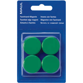 MAUL magneet Solid 38mm trekkracht 2.5kg blister 2 groen 12 stuks