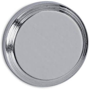 MAUL neodymium schijfmagneet Ø16mm 5kg blister 1 zilver, voor glas- en whitebord 10 stuks