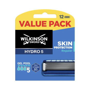 Hydro 5 Skin Protection Regular vervangende scheermesjes voor mannen 12st