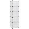 vidaXL Schoenenrek 44x31,5x153,5 cm polypropeen transparant