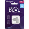 Integral 360-C Dual USB-C & USB 3.0 stick, 128 GB