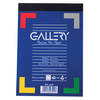 Gallery notitieblok, ft A6, gelijnd, blok van 100 vel 10 stuks